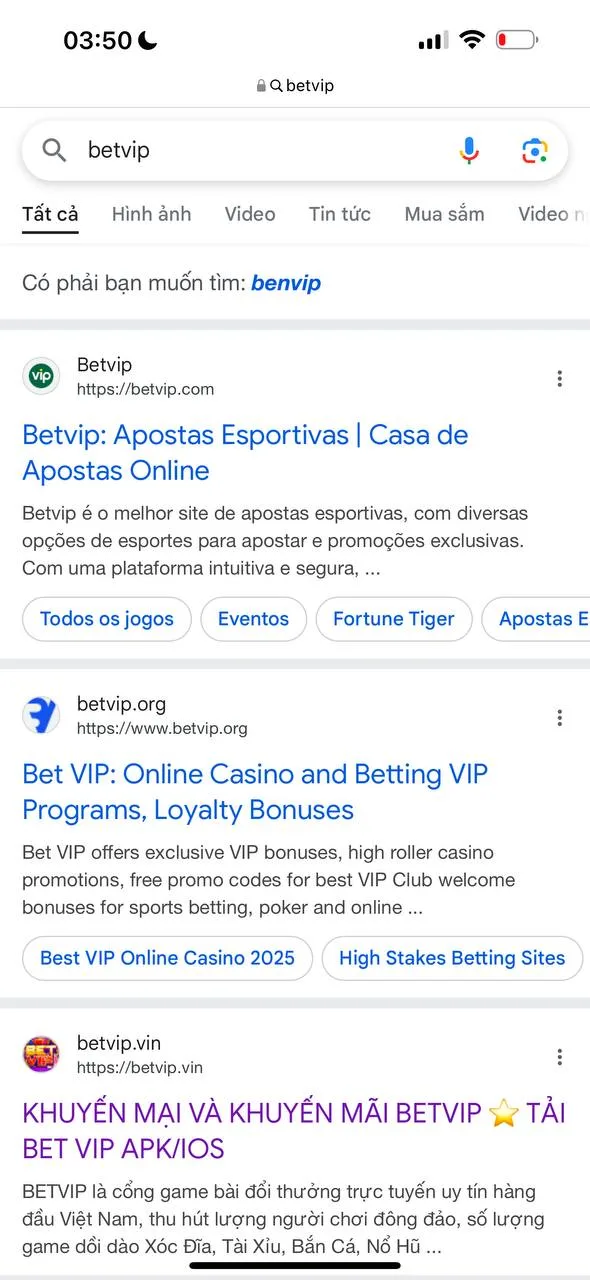 betvip google