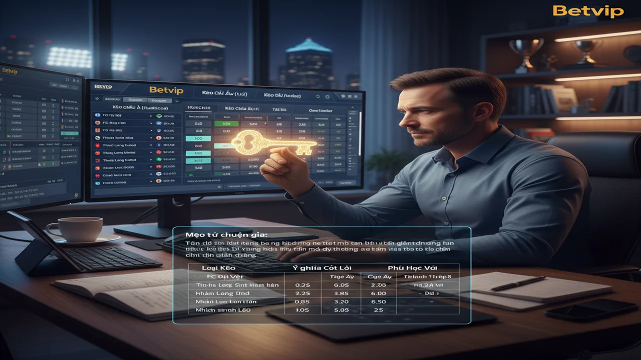 Cách đọc bảng kèo Betvip