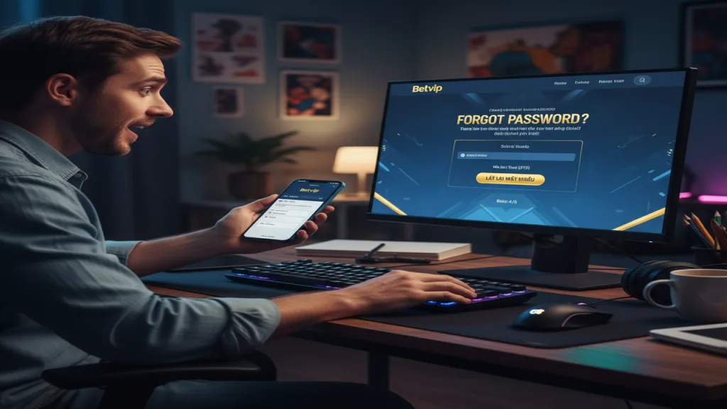 Cách lấy lại mật khẩu Betvip