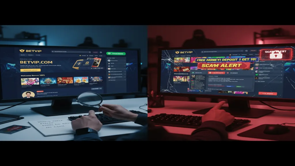 Nhận biết trang lừa đảo Betvip