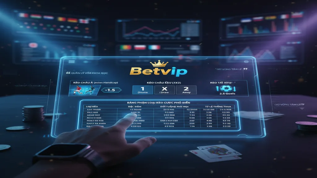 Phân biệt các loại kèo Betvip