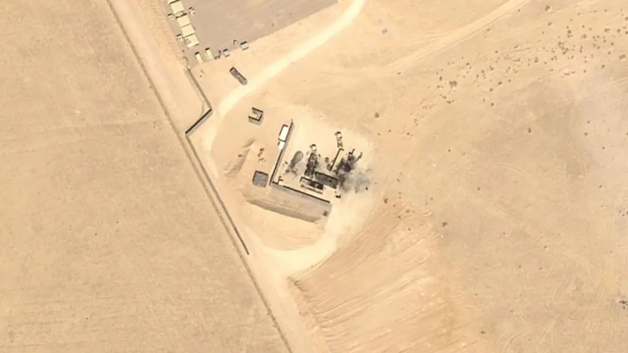 Ảnh vệ tinh trận địa tên lửa THAAD hứng đòn của Iran